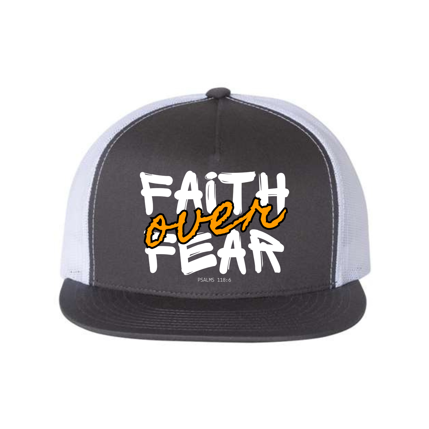 Faith Over Fear Five-Panel Classic Trucker Cap
