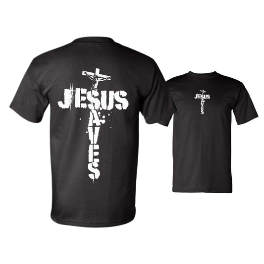Jesus Saves Heavyweight Tee