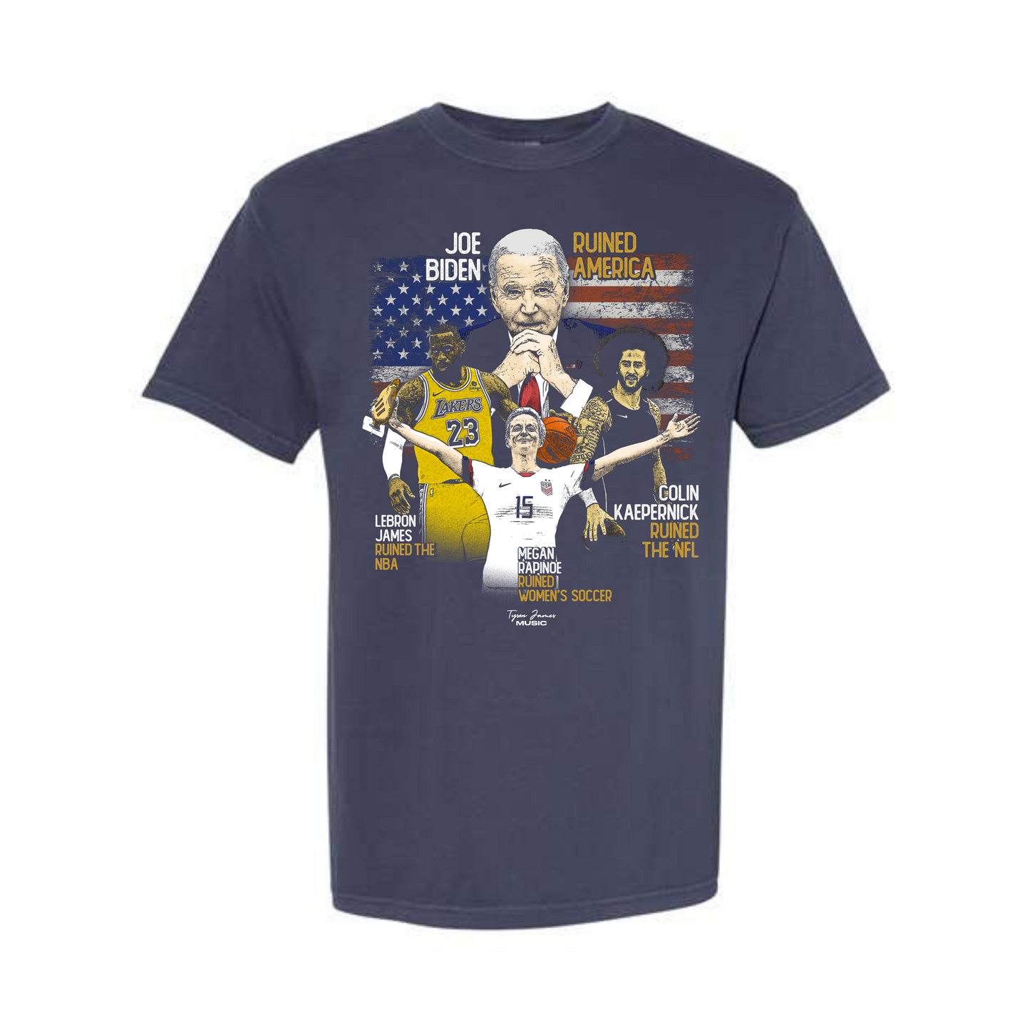 Joe Biden Ruined America Dyed Heavyweight Tee