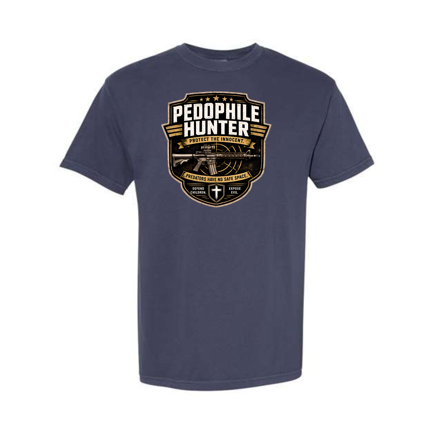 Pedophile Hunter Dyed Heavyweight Tee