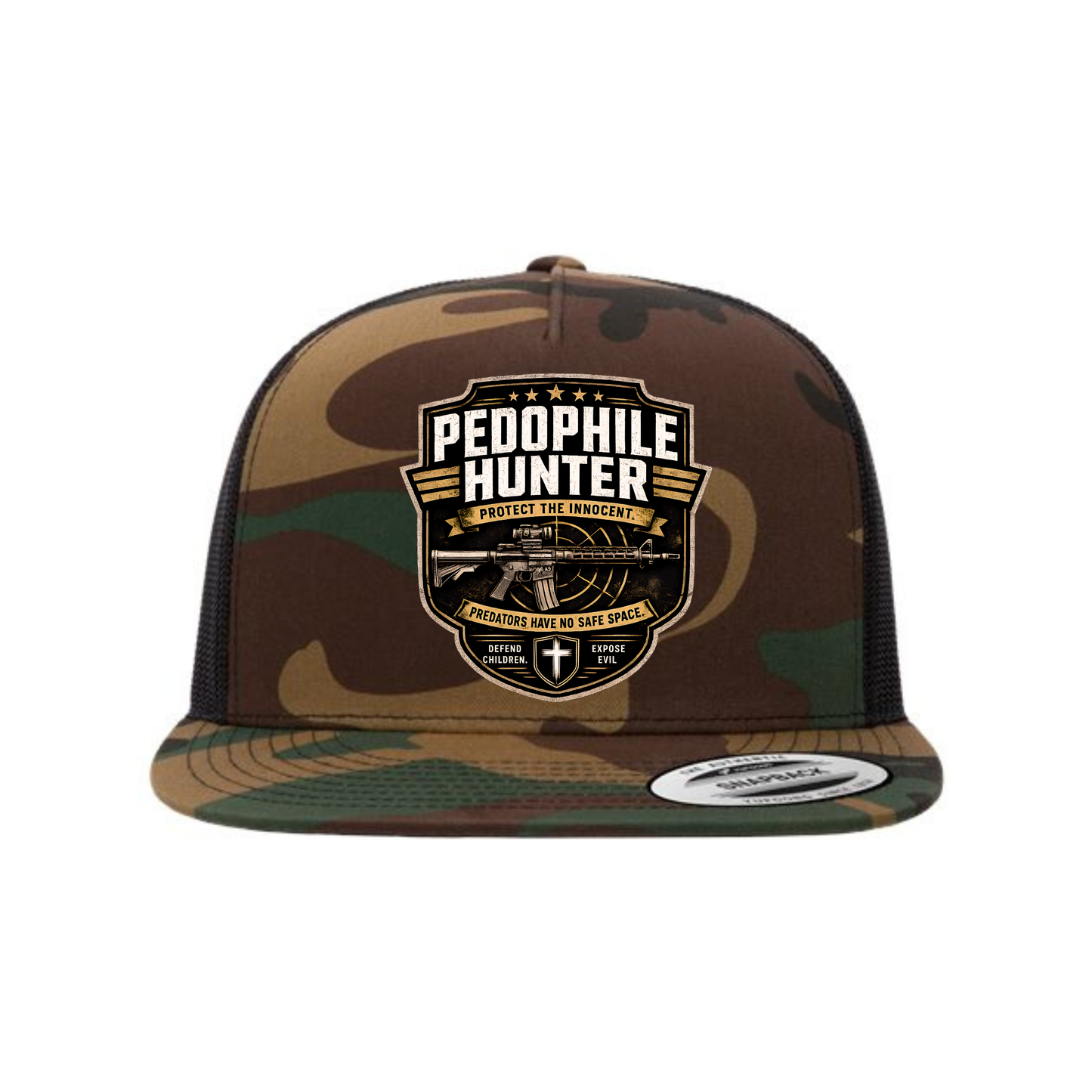 Pedophile Hunter Five-Panel Classic Trucker Cap