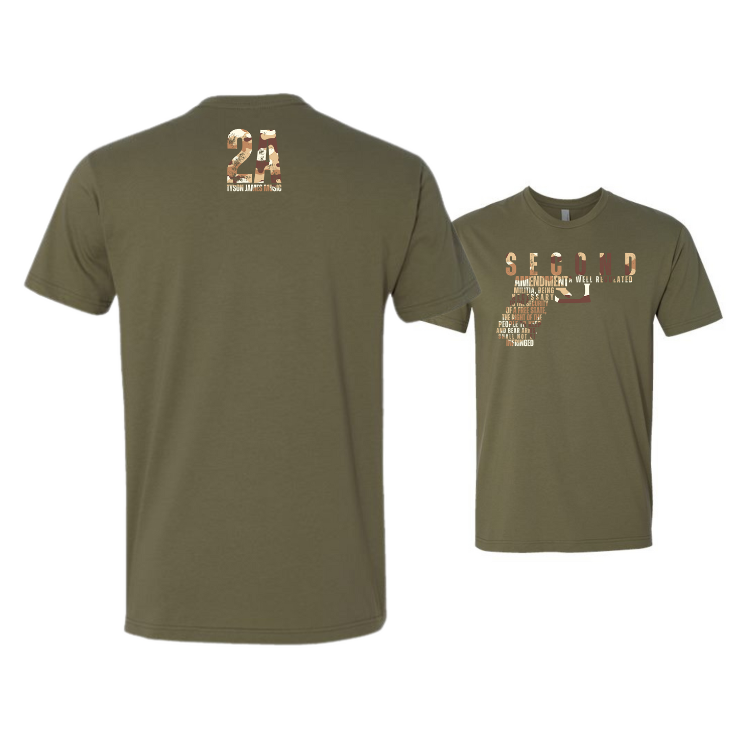 Second Tan Camo T-Shirt