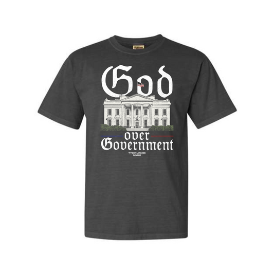 God Over Government Dyed Heavyweight Tee