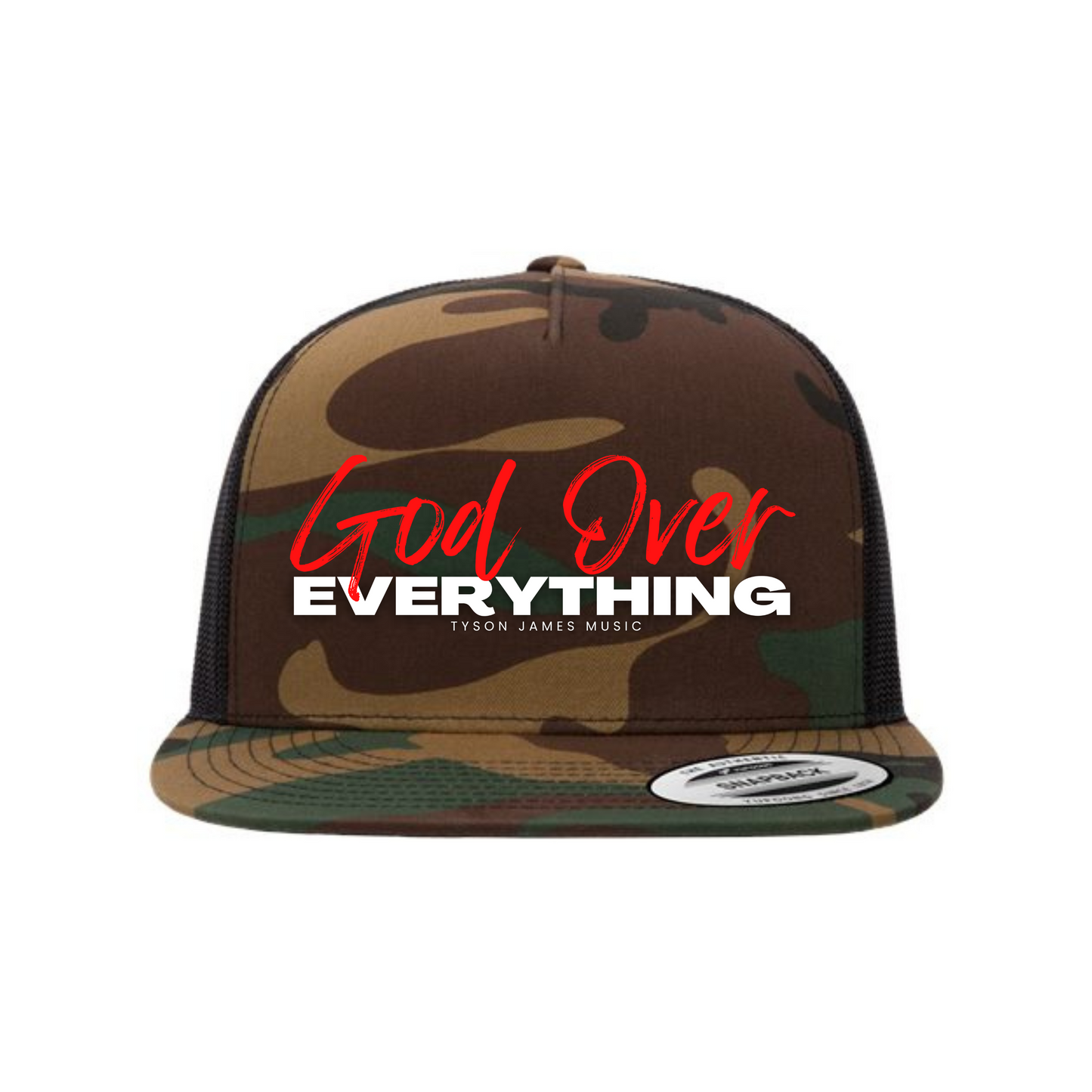 God Over Everything Five-Panel Classic Trucker Cap