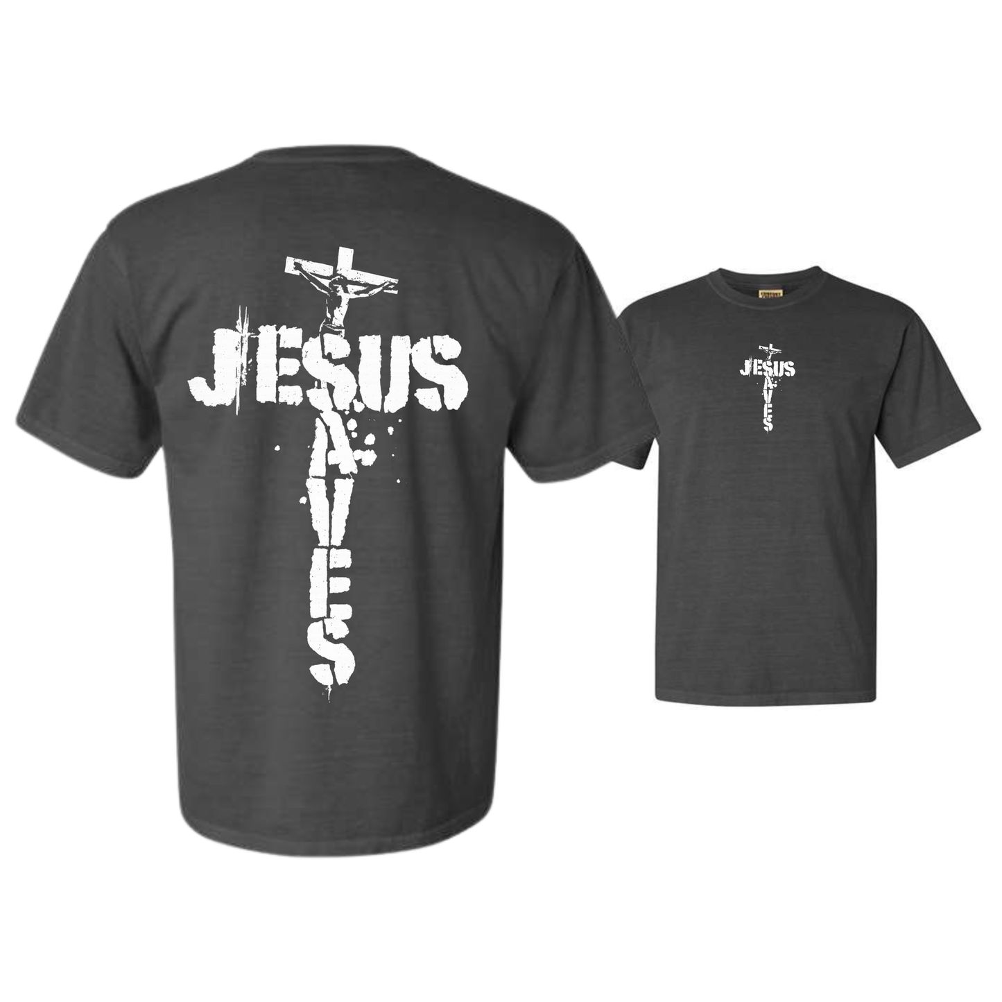 Jesus Saves Dyed Heavyweight Tee