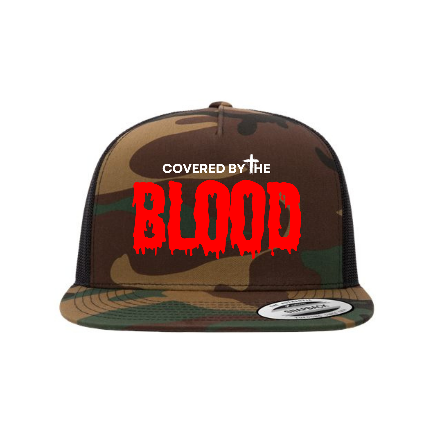 Covered by the Blood Five-Panel Classic Trucker Cap