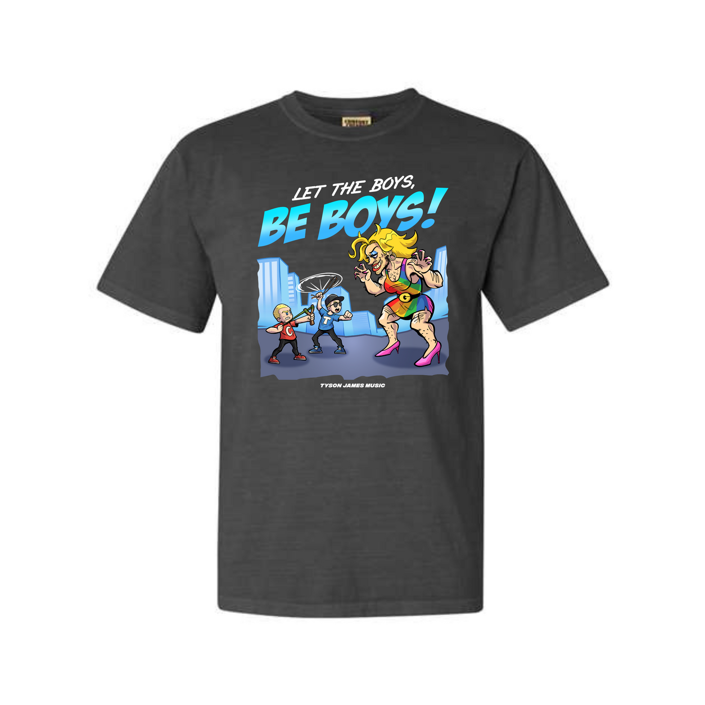 Let The Boys Be Boys Dyed Heavyweight Tee