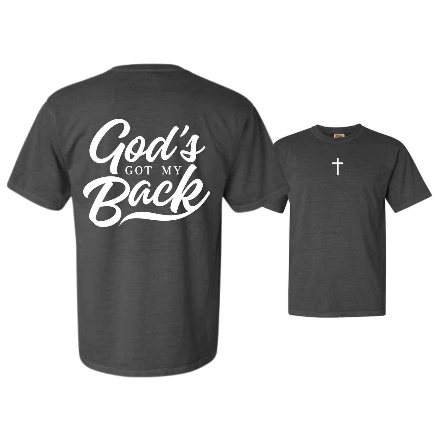 God's Got My Back Dyed Heavyweight Tee