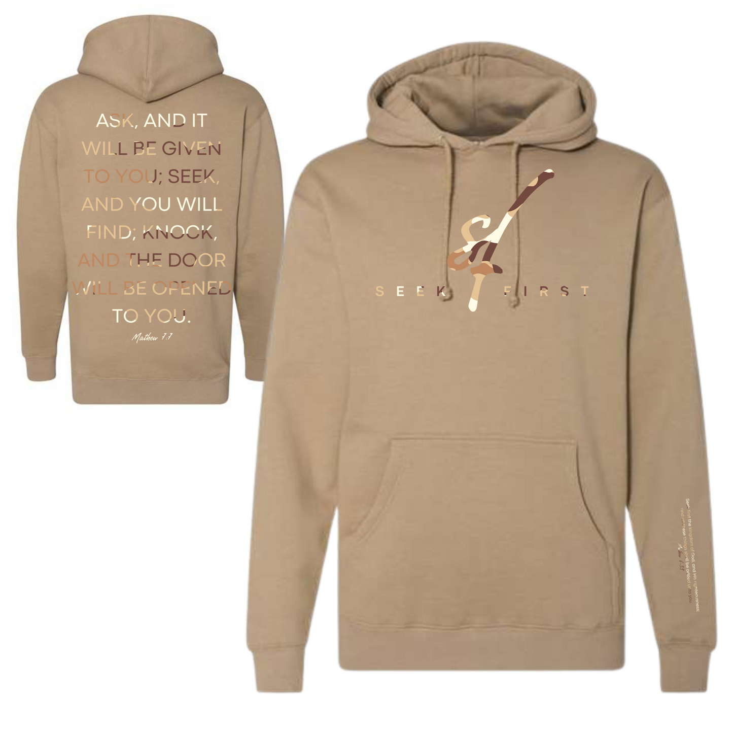 Knock Tan Camo Hoodie/Pullover