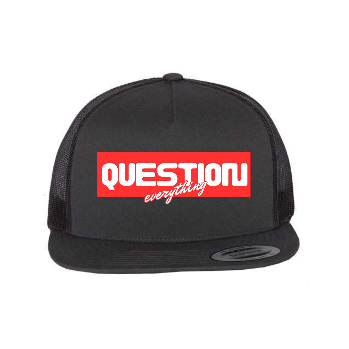 Question Everything Five-Panel Classic Trucker Cap