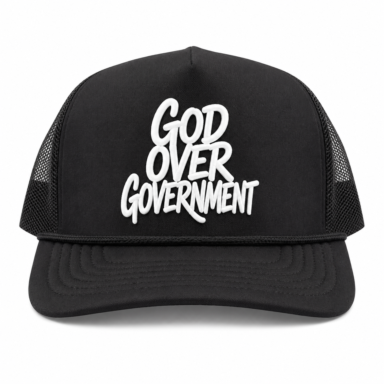God Over Government Foam Mesh Trucker Cap