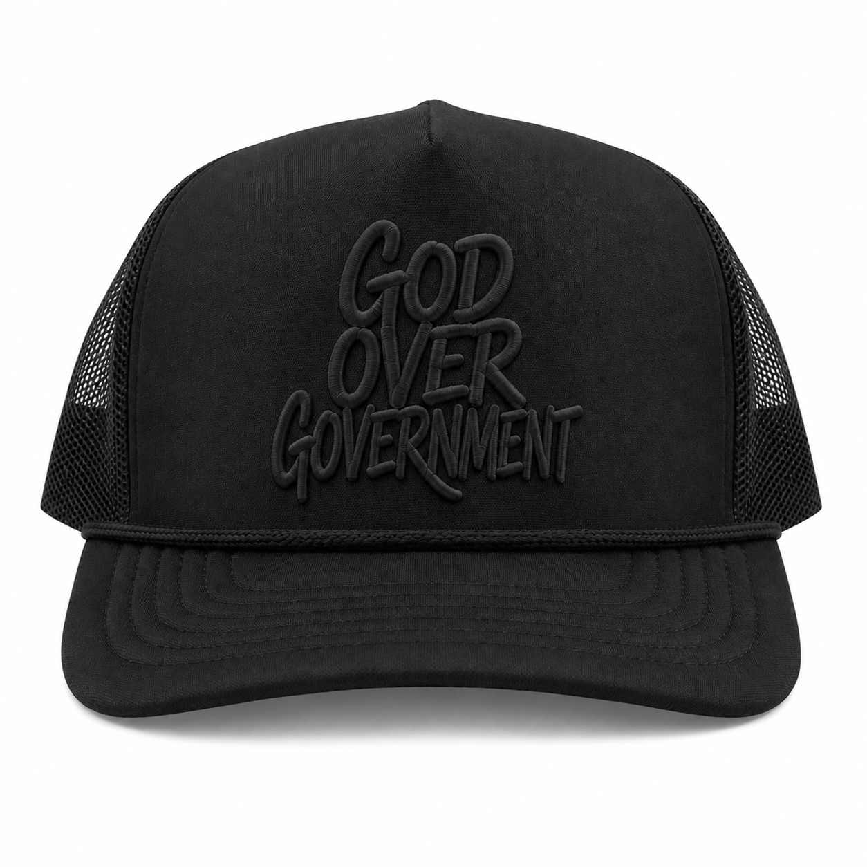God Over Government Foam Mesh Trucker Cap